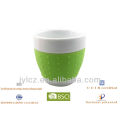 300cc belly shape mug with silicone band